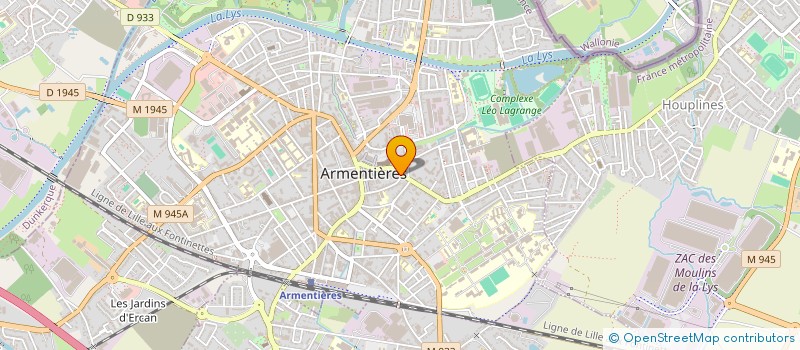 localisation de l'entreprise MONSIEUR CYPRIEN MACQUET à ARMENTIERES