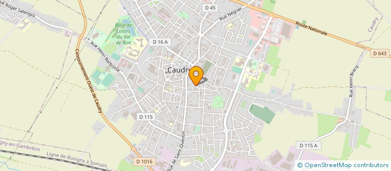 localisation de l'entreprise MONSIEUR CYPRIEN MAUS à CAUDRY