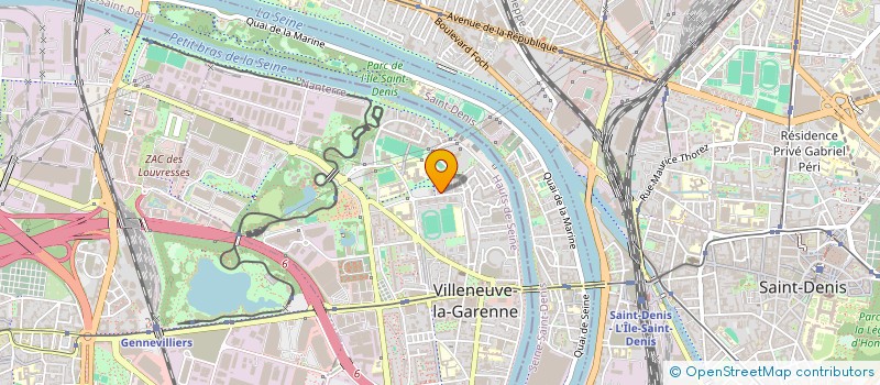 localisation de l'entreprise MONSIEUR CYPRIEN MELLET  VILLENEUVE-LA-GARENNE