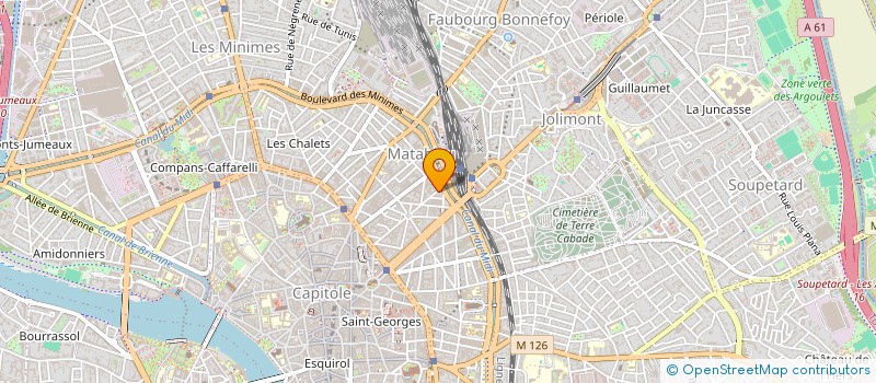 localisation de l'entreprise MONSIEUR CYPRIEN PEIGNEY  TOULOUSE