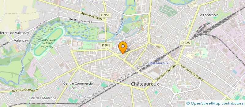 localisation de l'entreprise MONSIEUR CYPRIEN PIERRON à CHATEAUROUX