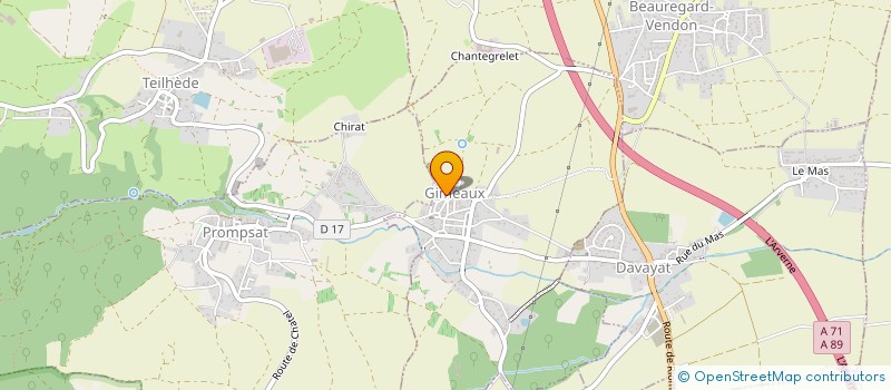 localisation de l'entreprise MONSIEUR CYPRIEN PLANE  GIMEAUX