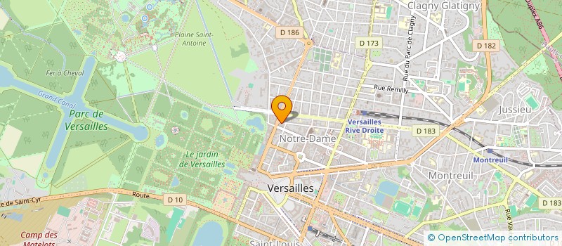localisation de l'entreprise MONSIEUR CYPRIEN RIMBEAULT à VERSAILLES
