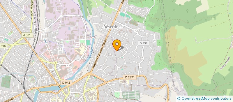 localisation de l'entreprise MONSIEUR CYPRIEN ROY  DESERTINES