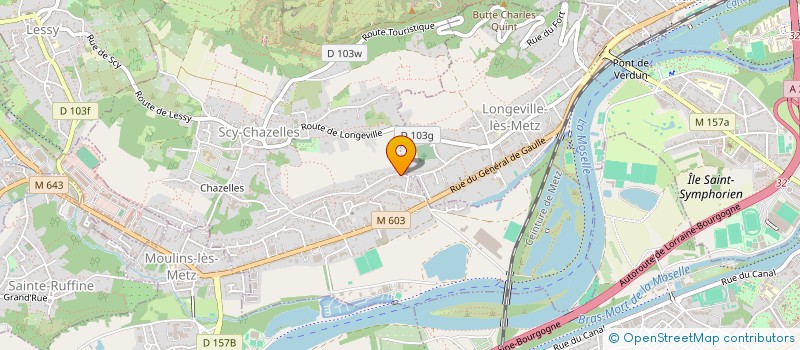 localisation de l'entreprise MONSIEUR CYPRIEN SUSSE  SCY-CHAZELLES