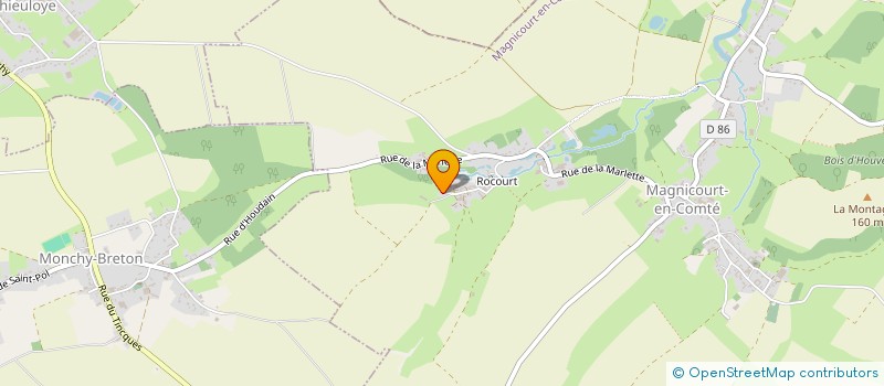 localisation de l'entreprise MONSIEUR CYPRIEN VIART  MAGNICOURT-EN-COMTE