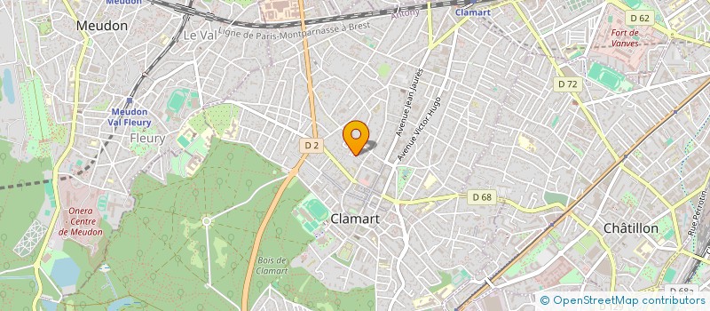 localisation de l'entreprise MONSIEUR CYR-EMMERIC BIDARD à CLAMART