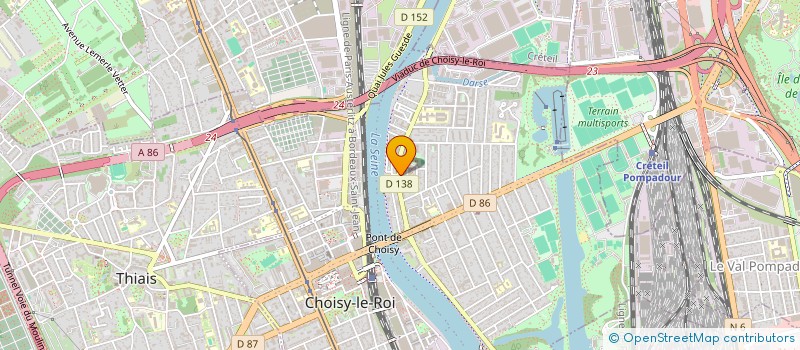 localisation de l'entreprise MONSIEUR CYR HOUESSOU à CHOISY-LE-ROI