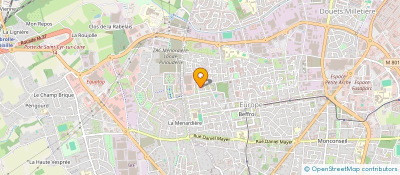 localisation de l'entreprise MONSIEUR CYR KENMOGNE KOUAM  TOURS