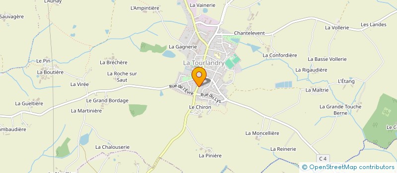 localisation de l'entreprise MONSIEUR CYRAQUE GUIBERT  CHEMILLE-EN-ANJOU