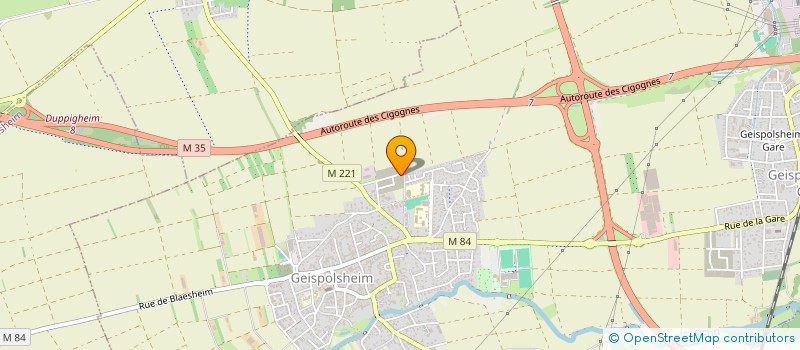 localisation de l'entreprise MONSIEUR CYRIAC KOUATOUKA  GEISPOLSHEIM