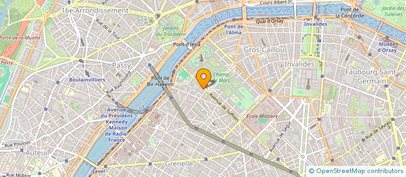 localisation de l'entreprise MONSIEUR CYRIAC POUPINEL DE VALENCE  PARIS