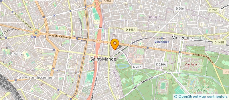 localisation de l'entreprise MONSIEUR CYRIAC SEGUIN à SAINT MANDE