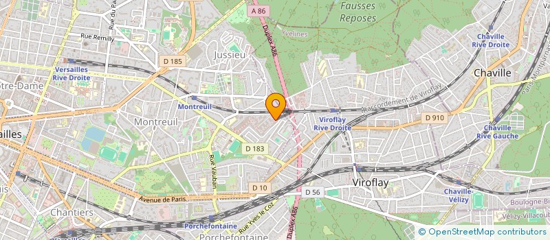 localisation de l'entreprise MONSIEUR CYRIAK-MARIE GROS à VERSAILLES