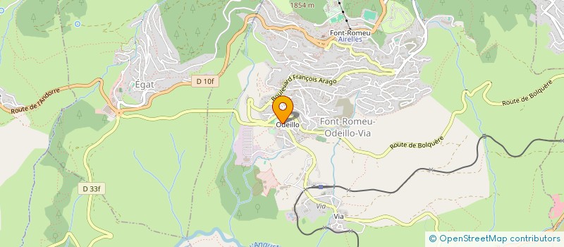 localisation de l'entreprise MONSIEUR CYRIAN SILHOL  FONT-ROMEU-ODEILLO-VIA