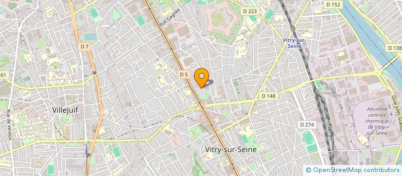 localisation de l'entreprise MONSIEUR CYRIAQUE BILLAND à VITRY-SUR-SEINE