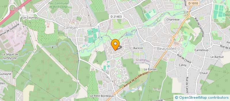 localisation de l'entreprise MONSIEUR CYRIAQUE BRASSARD  CANEJAN