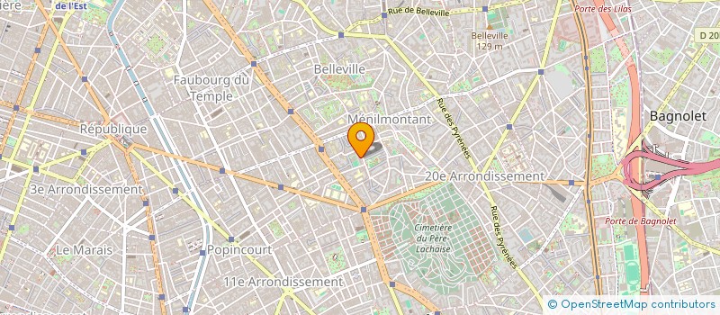 localisation de l'entreprise MONSIEUR CYRIAQUE DOSSAVI  PARIS