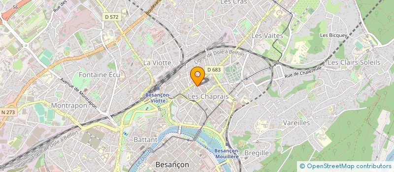 localisation de l'entreprise MONSIEUR CYRIAQUE DUPUIS à BESANCON