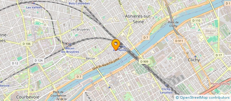 localisation de l'entreprise MONSIEUR CYRIAQUE FOUCART  ASNIERES-SUR-SEINE