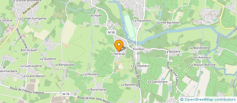 localisation de l'entreprise MONSIEUR CYRIAQUE GINITSY à VERTOU