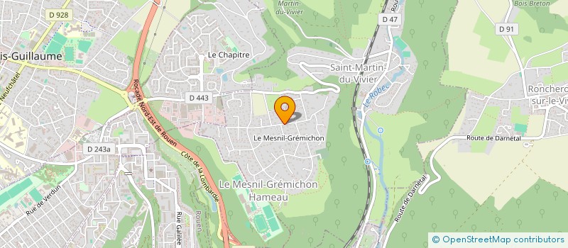 localisation de l'entreprise MONSIEUR CYRIAQUE GRANCHER  SAINT-MARTIN-DU-VIVIER