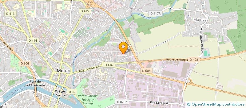 localisation de l'entreprise MONSIEUR CYRIAQUE MABIALA KIKABOU à MELUN