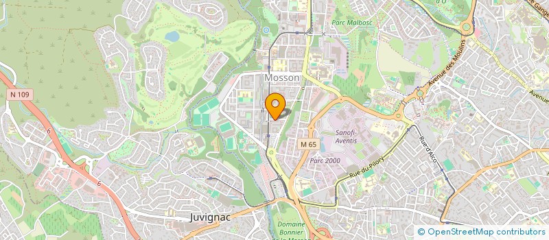 localisation de l'entreprise MONSIEUR CYRIAQUE MAKOSSO à MONTPELLIER