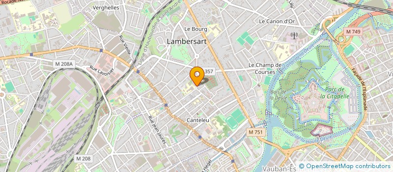 localisation de l'entreprise MONSIEUR CYRIAQUE MERCHERZ à LAMBERSART