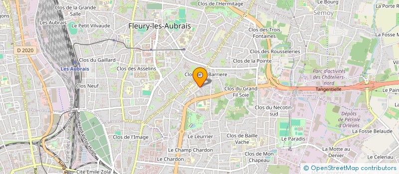localisation de l'entreprise MONSIEUR CYRIAQUE N'DICKINI à ORLEANS
