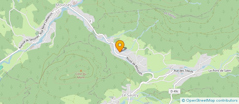 localisation de l'entreprise MONSIEUR CYRIAQUE PERRIN  LE SAULCY