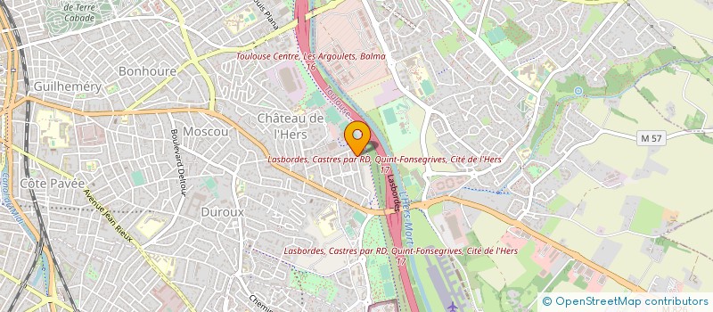 localisation de l'entreprise MONSIEUR CYRIEL LACOMBE à TOULOUSE