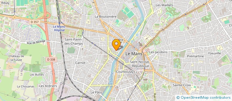 localisation de l'entreprise MONSIEUR CYRIEL ROTTIER  LE MANS