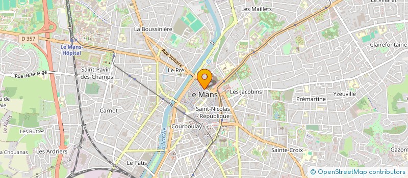 localisation de l'entreprise MONSIEUR CYRIELLE GALLIOT  LE MANS