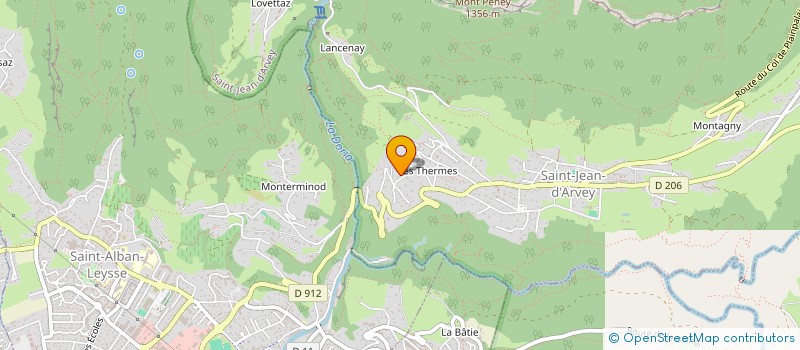 localisation de l'entreprise MONSIEUR CYRIEN REGAIRAZ  LES DESERTS