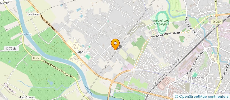 localisation de l'entreprise MONSIEUR CYRIIL HOARAU  MONTAUBAN