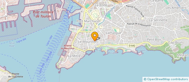 localisation de l'entreprise MONSIEUR CYRIL ABAD  TOULON