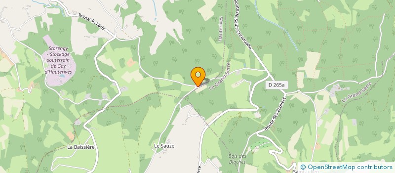 localisation de l'entreprise MONSIEUR CYRIL ABBATO  LE GRAND-SERRE