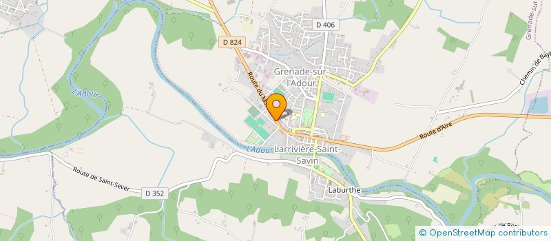 localisation de l'entreprise MONSIEUR CYRIL ABERBOUR  GRENADE-SUR-L'ADOUR