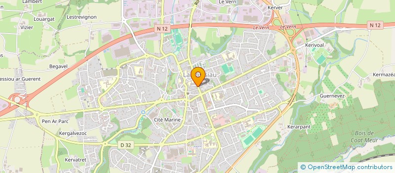 localisation de l'entreprise MONSIEUR CYRIL ABILY  LANDIVISIAU