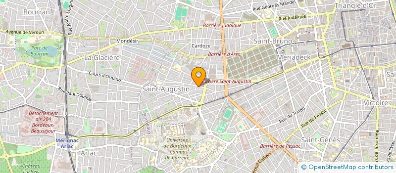 localisation de l'entreprise MONSIEUR CYRIL AGRA  BORDEAUX