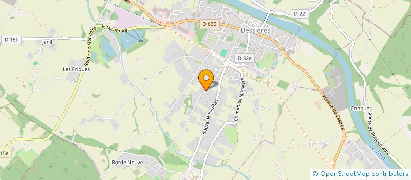 localisation de l'entreprise MONSIEUR CYRIL AKDAG  BESSIERES