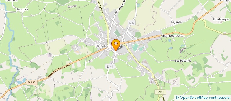 localisation de l'entreprise MONSIEUR CYRIL ALBA à DUN-LE-PALESTEL