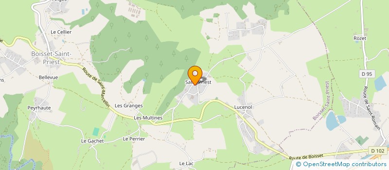 localisation de l'entreprise MONSIEUR CYRIL ALLARD  BOISSET-SAINT-PRIEST