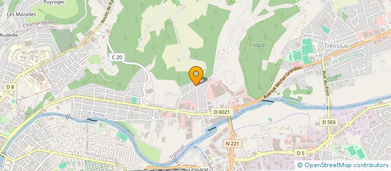 localisation de l'entreprise MONSIEUR CYRIL ALLINMAT  TRELISSAC