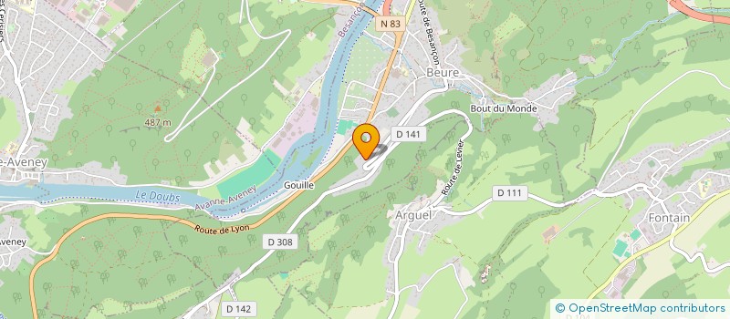 localisation de l'entreprise MONSIEUR CYRIL AMOURETTE  BEURE