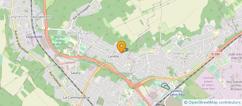 localisation de l'entreprise MONSIEUR CYRIL AMOUSSOUGA  MONCHY-SAINT-ELOI