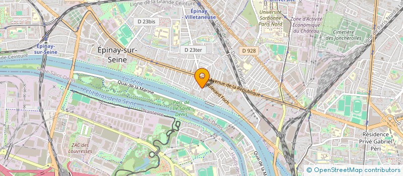 localisation de l'entreprise MONSIEUR CYRIL AMROUCHE à EPINAY-SUR-SEINE