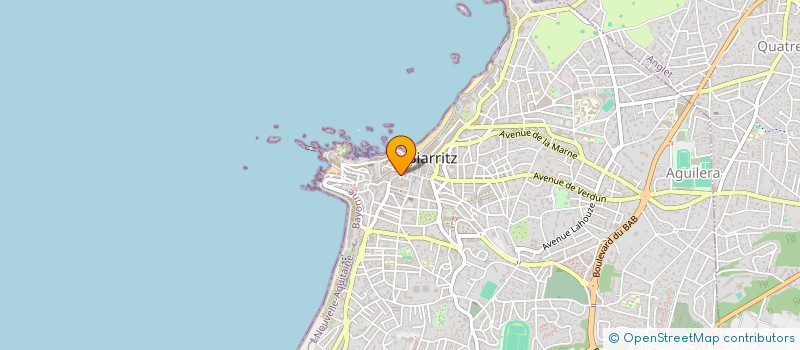 localisation de l'entreprise MONSIEUR CYRIL ANCIAUX à BIARRITZ