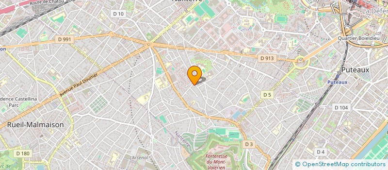 localisation de l'entreprise MONSIEUR CYRIL ANDRE  NANTERRE